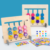 Animal Logic 4 Color Educational Baby Stacking