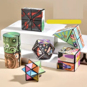 3D Geometric Changeable Magnetic Magic Cube