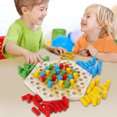 Chain Chess Geometric Strategy Board Game