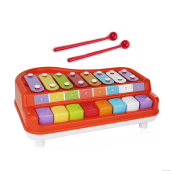 2-in-1 Piano Musical Instrument Toy Set