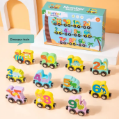 Education Magnetic Wooden Classic Train (12pcs)