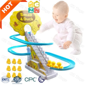 Roller Coaster Duck Climbing Stairs Toy