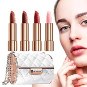 4 Pcs/Set Matte Shimmering Velvet Lipstick