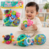 Baby Rattle Toy Infant Grab Hand Shaker