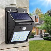 Solar Charging LED Sensor Light