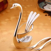  Stainless steel fruit fork western restaurant gift set
