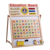 Wooden Double Sided Magnetic White board