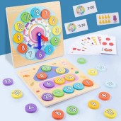 Wooden spelling board puzzle toy