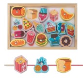 Montessori Wooden Animals With Fishing Sticks