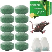 Natural Peppermint Oil Rat Repellent Tablets (10Pack)