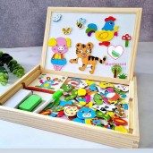 Double Side Learning Games Montessori Puzzle