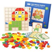 120 Pleces Mosaic Puzzle Board