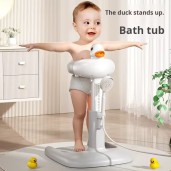 Anti-Slip Base Baby Shower Stand Safe Hands-Free Bathing