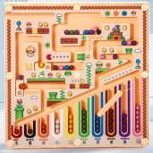 Magnetic Color Number Maze Montessori Toys