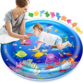 100*100cm Tummy Time Baby Water Mat Baby